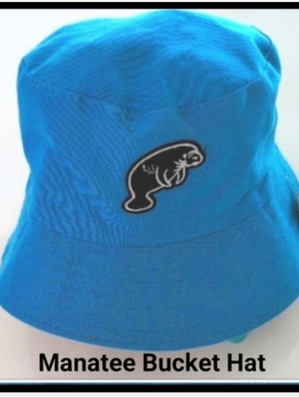 Manatee Bucket hat AKA fisherman's hat - Irish country hat - session hat
